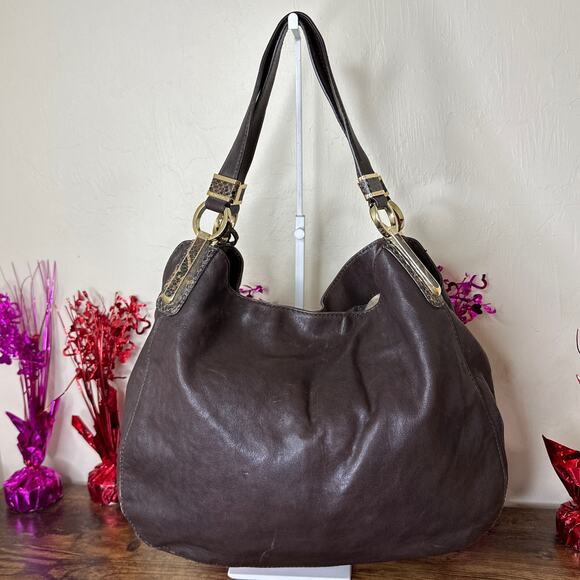 MICHAEL KORS Brown Matilda Shoulder Tote - Picture 2 of 11